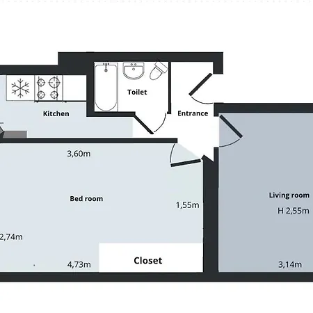 Stylish With Rooftop In Trendy Vesterbro *