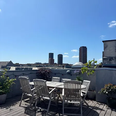 Apartament Stylish With Rooftop In Trendy Vesterbro Kopenhaga